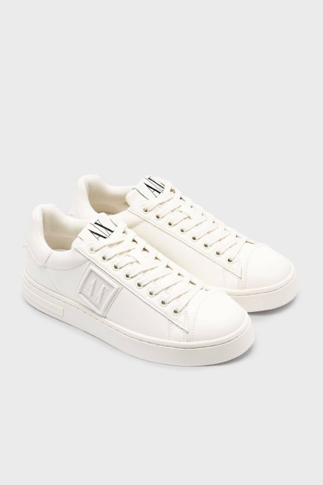 Armani Exchange Logolu Kalın Taban Sneaker Erkek Ayakkabı XM001990 AF17451 U0011 EKRU - Armani Exchange (1)