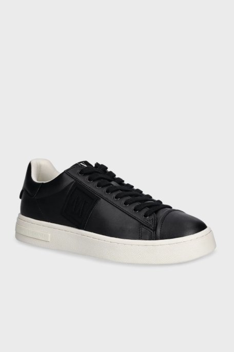 Armani Exchange Logolu Kalın Tabanlı Sneaker Erkek Ayakkabı XM001990 AF17451 UC001 SİYAH - Armani Exchange (1)