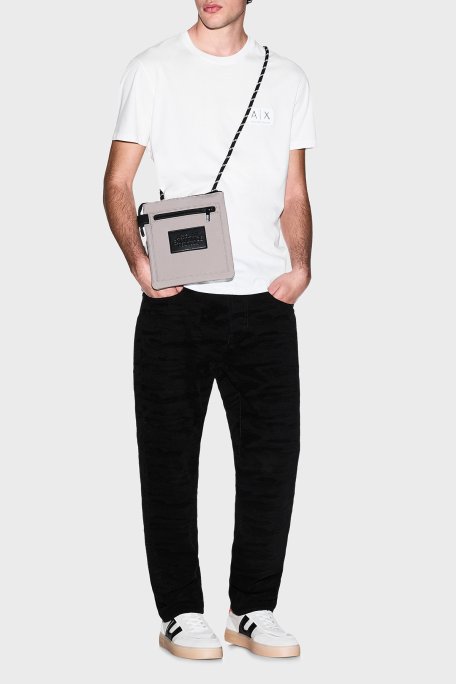 Armani Exchange Logolu Pamuklu Regular Fit Bisiklet Yaka Erkek T Shirt XM002178 AF12308 U0009 Beyaz - Armani Exchange (1)