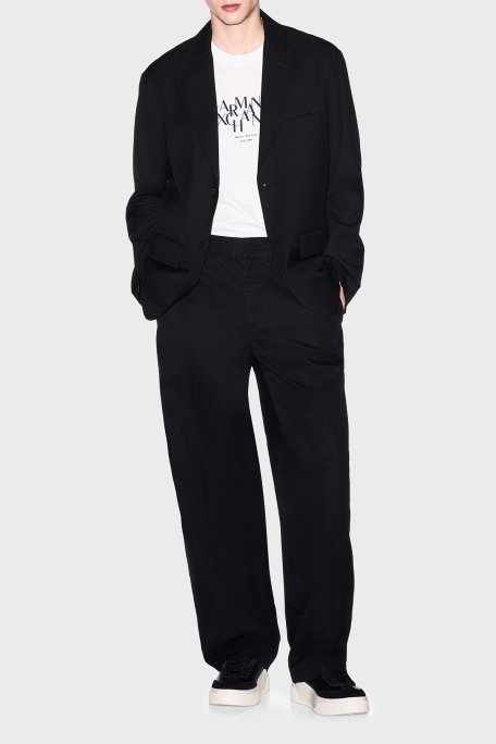 Armani Exchange Logolu Pamuklu Regular Fit Bisiklet Yaka Erkek T Shirt XM002782 AF10356 U0009 BEYAZ - Armani Exchange (1)