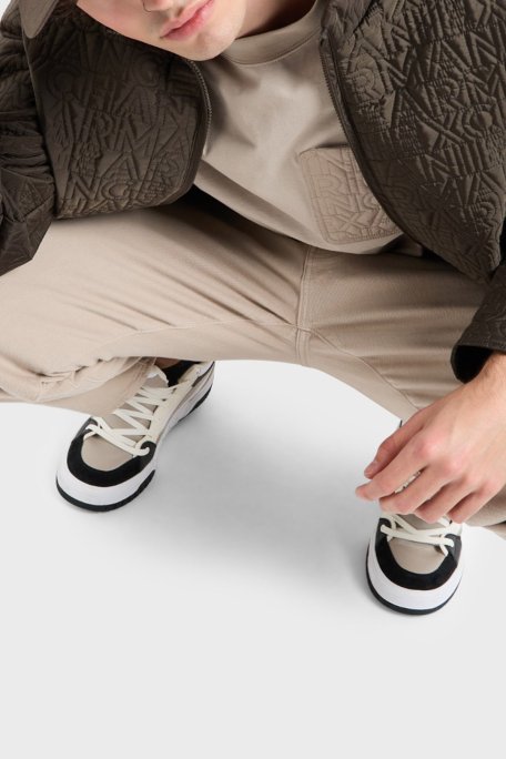 Armani Exchange Logolu Regular Fit Dik Yaka Erkek Mont 6DZB10 ZN4XZ 1897 HAKİ - Armani Exchange (1)