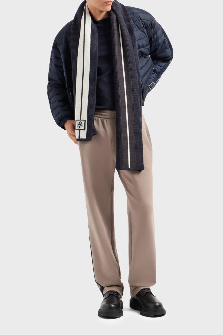 Armani Exchange Logolu Regular Fit Dik Yaka Erkek Mont 6DZB37 ZN4XZ 1510 LACİVERT - Armani Exchange (1)