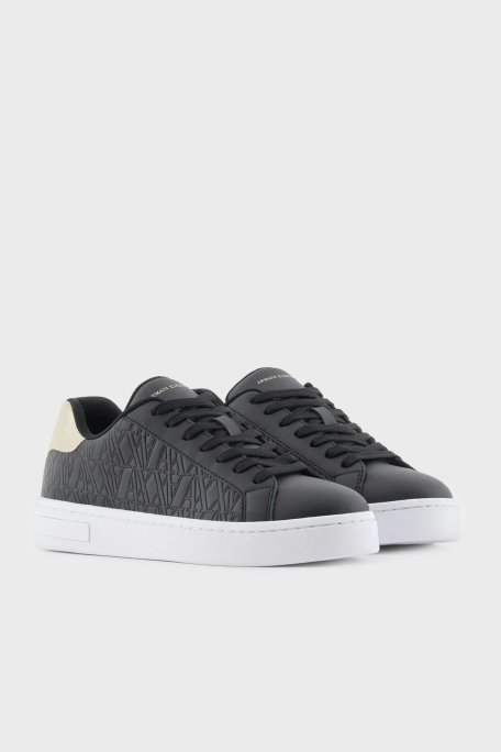 Armani Exchange Logolu Sneaker Bayan Ayakkabı XDX165 XV891 T780 SİYAH - Armani Exchange (1)