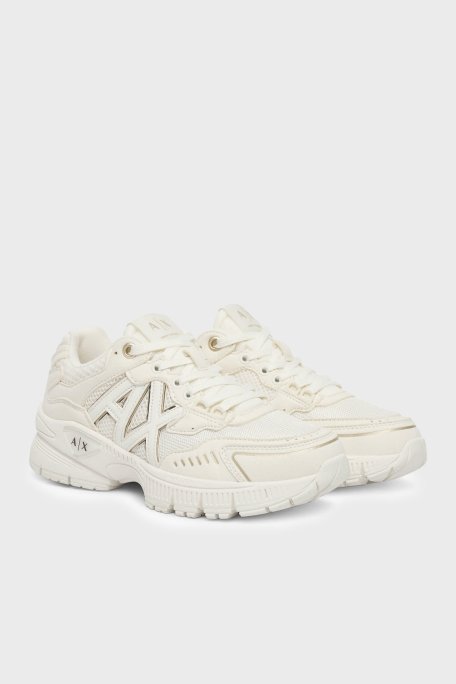 Armani Exchange Logolu Sneaker Kadın Ayakkabı XW002153 AF22757 MZ128 BEJ - Armani Exchange (1)