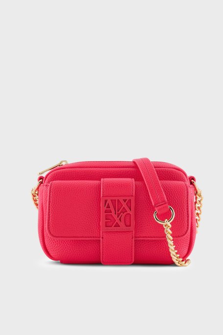 Armani Exchange Logolu Zincir Askılı Bayan Çanta XW000324 AF11902 U5051 FUŞYA - Armani Exchange