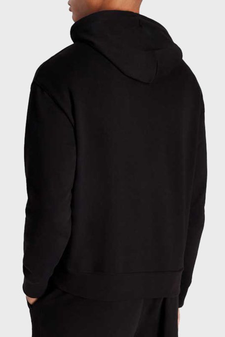 Armani Exchange Organik Pamuklu Kapüşonlu Regular Fit Erkek Sweat 6RZMHF ZJDGZ 1200 SİYAH - Armani Exchange (1)