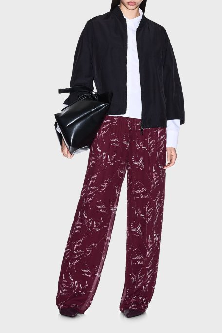 Armani Exchange Pamuklu Boxy Fit Uzun Kollu Logolu Crop Bayan Gömlek XW000668 AF15983 U0002 BEYAZ - Armani Exchange (1)