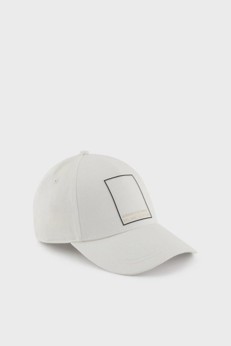 Armani Exchange Pamuklu Gabardin Erkek Şapka 954207 4R105 12911 BEYAZ - Armani Exchange