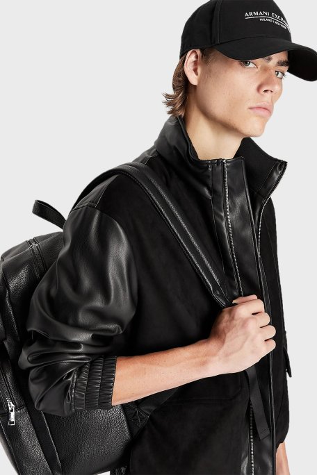 Armani Exchange Pamuklu Logolu Erkek Şapka 954202 CC150 00020 SİYAH - Armani Exchange (1)