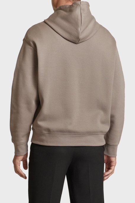 Armani Exchange Pamuklu Logolu Regular Fit Kapüşonlu Erkek Sweat 6DZMJB ZJNKZ 17AC VİZON - Armani Exchange (1)