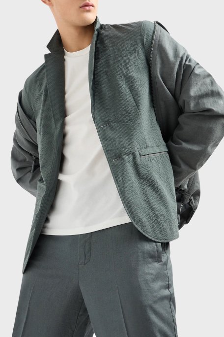 Armani Exchange Pamuklu Regular Fit Bisiklet Yaka Erkek T Shirt 3DZTJH ZJ9AZ 1116 BEYAZ - Armani Exchange (1)