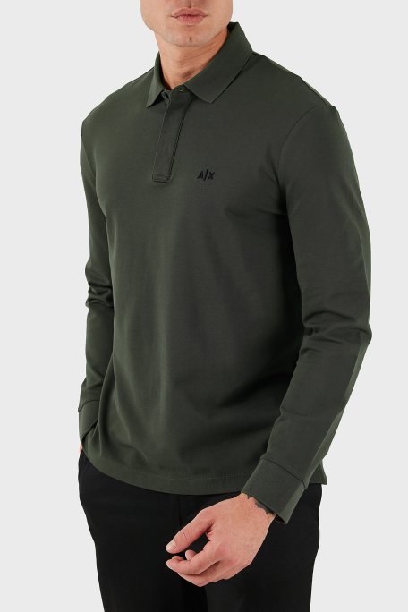 Armani Exchange Pamuklu Regular Fit Erkek Polo Yaka Sweat XM001288 AF17321 U8144 AÇIK YEŞİL - Armani Exchange (1)