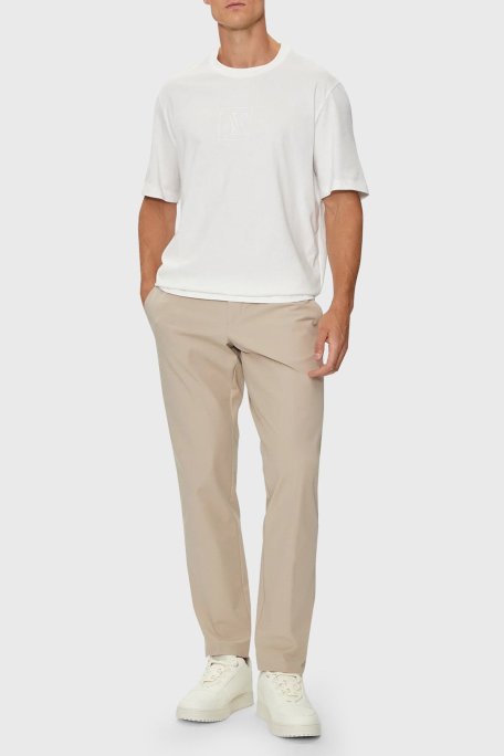 Armani Exchange Pamuklu Regular Fit Erkek T Shirt 6DZTLE ZJ9JZ 1116 BEYAZ - Armani Exchange (1)