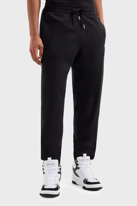 Armani Exchange Pamuklu Regular Fit Jogger Erkek Pantolon 6DZPLC ZJNNZ 1200 SİYAH - Armani Exchange