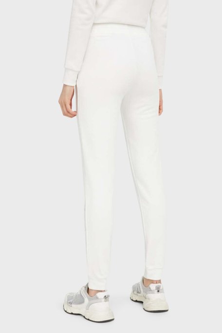 Armani Exchange Pamuklu Regular Fit Jogger Spor Bayan Pantolon 3DYP76 YJFFZ 1125 BEYAZ - Armani Exchange (1)
