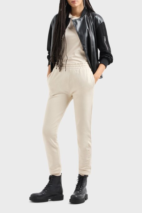 Armani Exchange Pamuklu Regular Fit Jogger Spor Bayan Pantolon 3DYP76 YJFFZ 1787 BEJ - Armani Exchange (1)