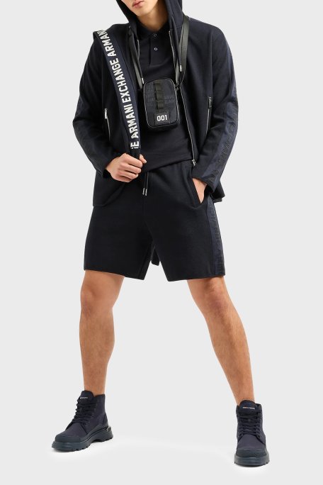 Armani Exchange Pamuklu Regular Fit Kapüşonlu Erkek Ceket 3DZGLA ZJLGZ 1583 LACİVERT - Armani Exchange (1)