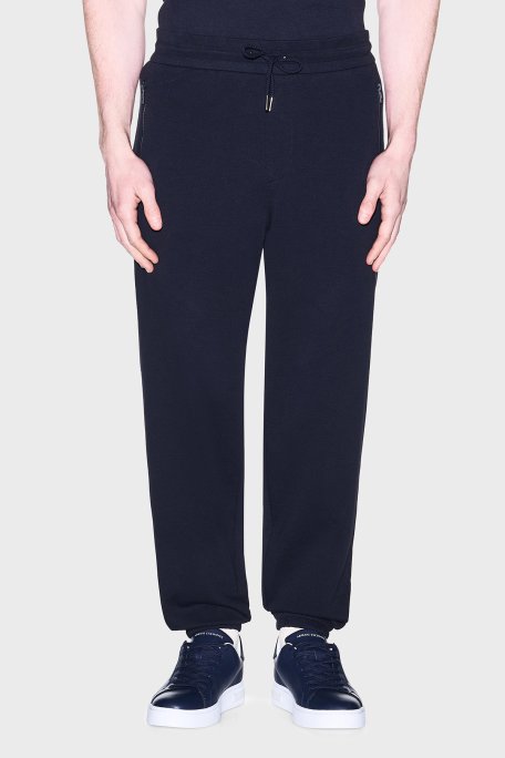 Armani Exchange Pamuklu Regular Fit Lastikli Paça Jogger Erkek Pantolon XM002353 AF21869 UB101 Lacivert - Armani Exchange