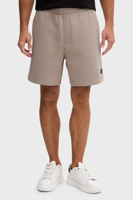 Armani Exchange Pamuklu Regular Fit Logo Detaylı Normal Bel Erkek Şort XM001773 AF10818 U6107 GRİ - Armani Exchange