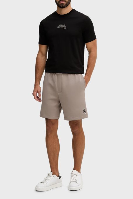 Armani Exchange Pamuklu Regular Fit Logolu Bisiklet Yaka Erkek T Shirt XM001784 AF10356 UC001 SİYAH - Armani Exchange (1)