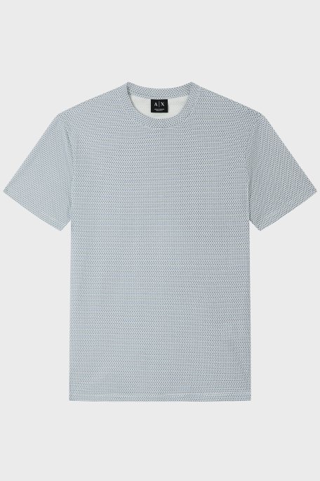 Armani Exchange Pamuklu Regular Fit Logolu Bisiklet Yaka Erkek T Shirt XM002511 AF10356 F1171 MAVİ - Armani Exchange (1)