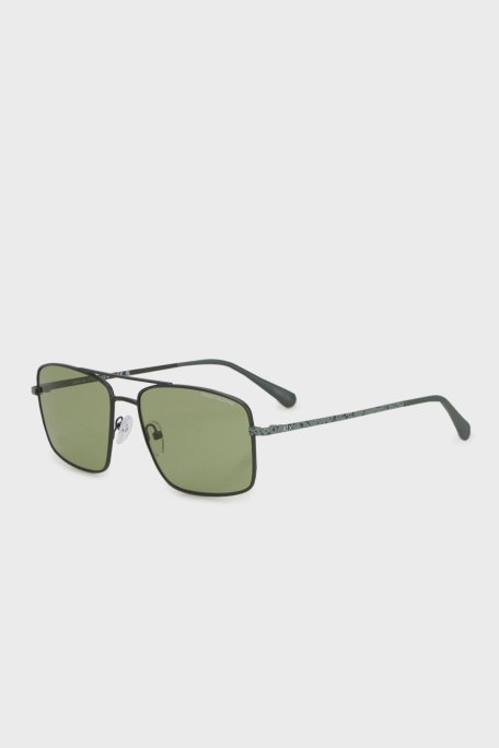 Armani Exchange Pilot Güneş Erkek Gözlük 0AX2054S 612682 57 Mat Koyu Yeşil-Yeşil - Armani Exchange