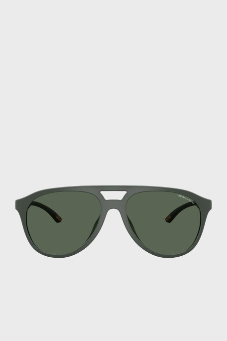 Armani Exchange Pilot Güneş Erkek Gözlük 0AX4156SU 837771 59 Mat Koyu Yeşil-Koyu Yeşil - Armani Exchange (1)