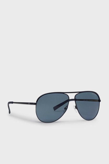 Armani Exchange Polarize Pilot Güneş Erkek Gözlük 0AX2002 60992V 61 Mat Mavi - Armani Exchange