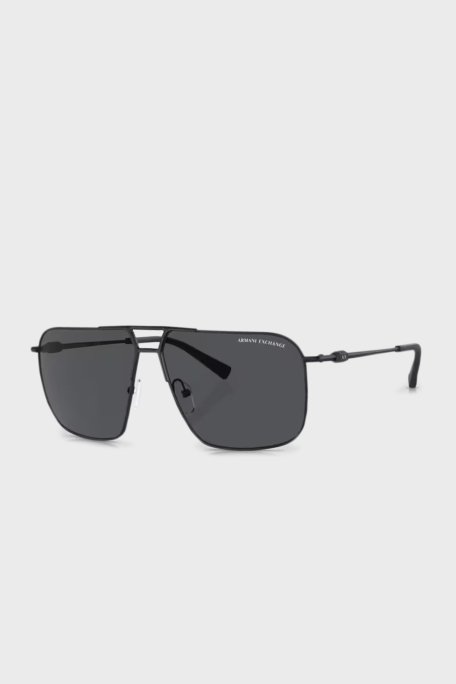 Armani Exchange Polikarbon Güneş Erkek Gözlük 0AX2050S 600087 60 Mat Siyah-Koyu Gri - Armani Exchange