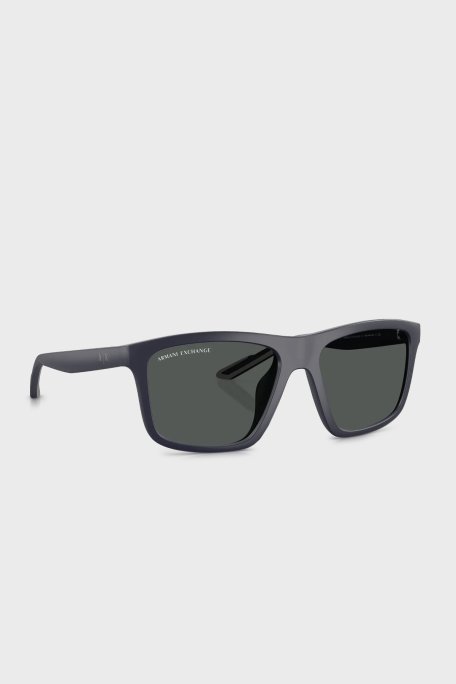Armani Exchange Polikarbon Güneş Erkek Gözlük 0AX4149SU 610587 56 Mat Koyu Mavi - Armani Exchange (1)