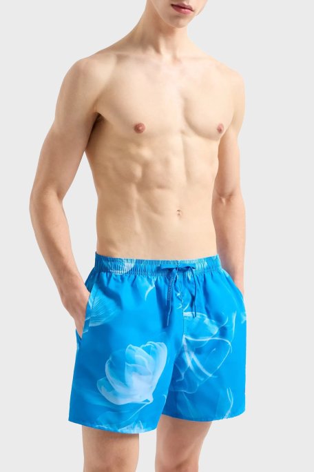 Armani Exchange Regular Fit Cepli Erkek Mayo Short 953060 4R645 34733 MAVİ - Armani Exchange