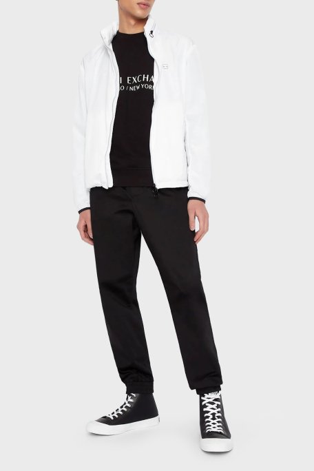 Armani Exchange Regular Fit Dik Yaka Mevsimlik Erkek Mont 8NZB07 ZNWFZ 1100 BEYAZ - Armani Exchange (1)