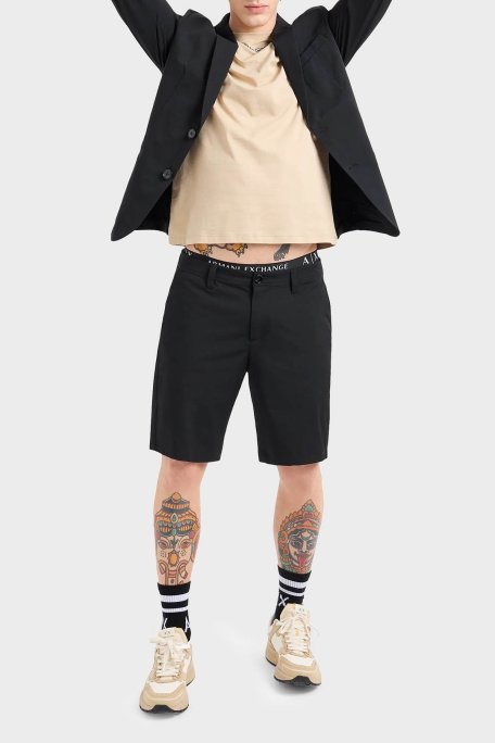 Armani Exchange Regular Fit Düğmeli Blazer Erkek Ceket 8NZG49 ZNYZZ 1200 SİYAH - Armani Exchange (1)