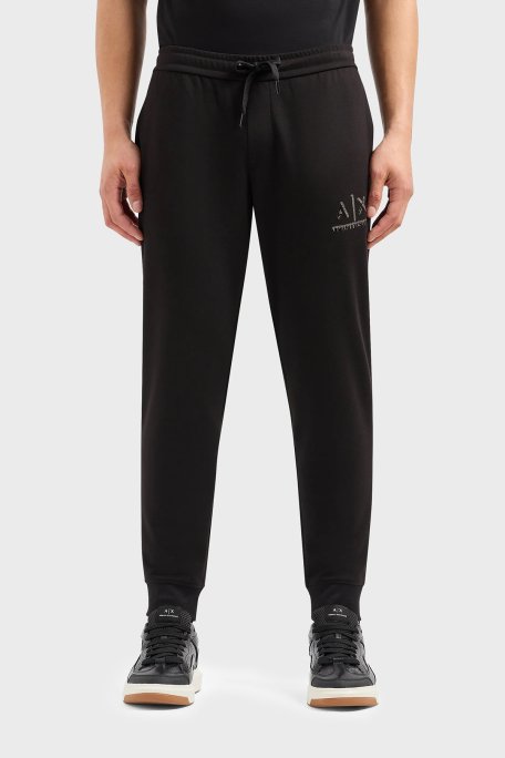 Armani Exchange Regular Fit Jogger Spor Erkek Pantolon 3DZPSA Z9N1Z 1200 SİYAH - Armani Exchange