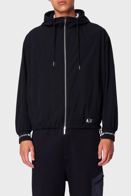 Armani Exchange Regular Fit Kapüşonlu Erkek Ceket 3DZBL9 ZN3FZ 1583 LACİVERT - Armani Exchange