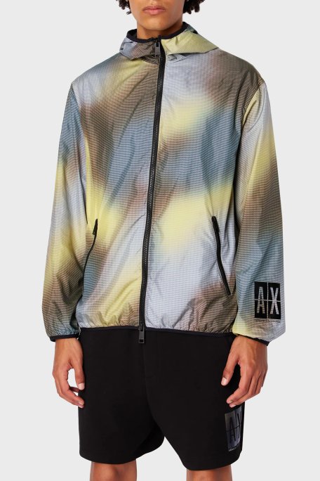 Armani Exchange Regular Fit Kapüşonlu Mevsimlik Erkek Mont 3DZB21 ZNKRZ 7600 SARI - Armani Exchange