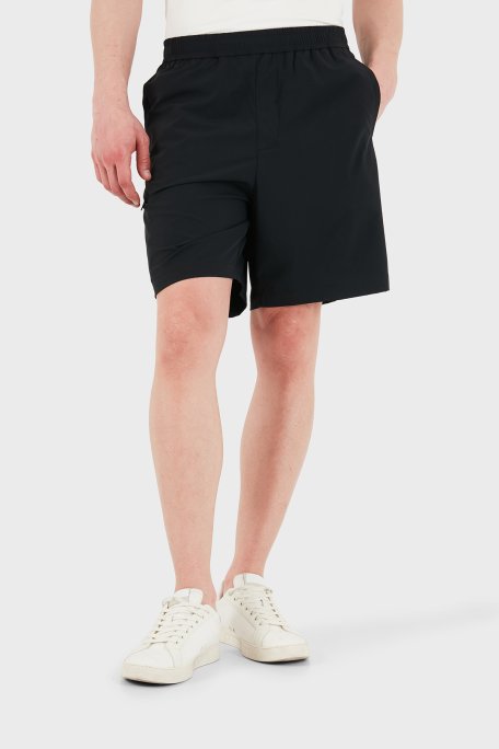 Armani Exchange Regular Fit Normal Bel Erkek Şort XM002100 AF22572 UC001 SİYAH - Armani Exchange