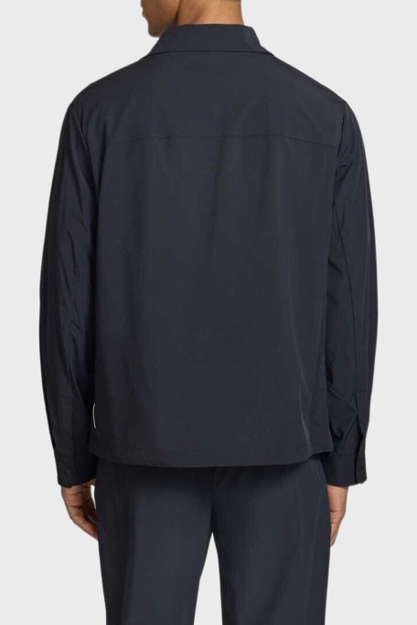 Armani Exchange Relaxed Fit Klasik Yaka Düğmeli Erkek Ceket XM002818 AF22572 UB101 Lacivert - Armani Exchange (1)