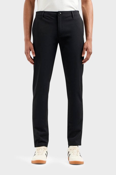 Armani Exchange Slim Fit Daralan Paça Klasik Erkek Pantolon 8NZP49 ZNYZZ 1200 SİYAH - Armani Exchange