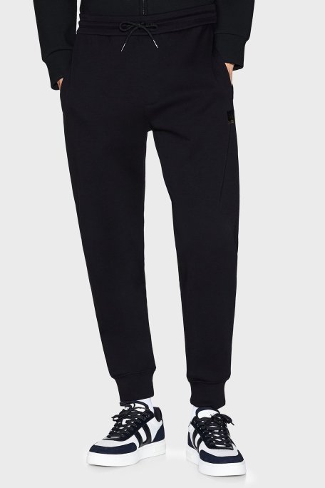 Armani Exchange Streç Pamuklu Logolu Regular Fit Jogger Erkek Pantolon XM001886 AF10818 MC004 SİYAH-GOLD - Armani Exchange