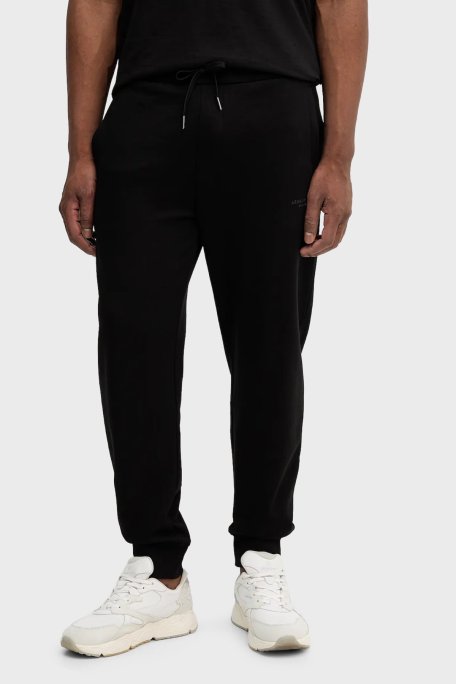 Armani Exchange Streç Pamuklu Regular Fit Normal Bel Jogger Erkek Pantolon XM001299 AF20934 UC001 SİYAH - Armani Exchange