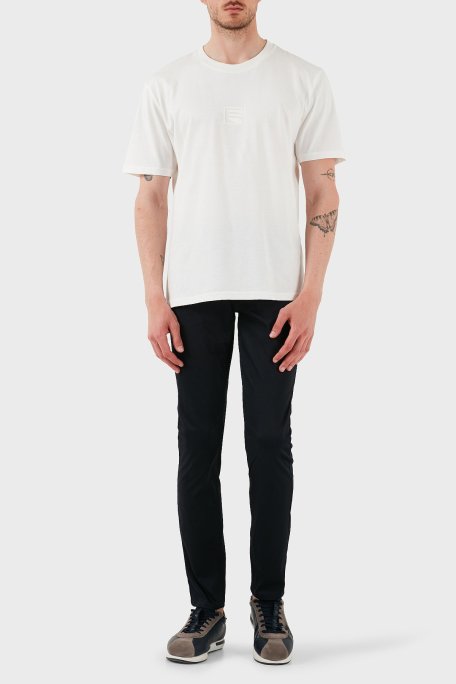 Armani Exchange Streç Pamuklu Slim Fit Normal Bel Düz Paça Erkek Pantolon XM000070 AF13236 UB101 LACİVERT - Armani Exchange (1)