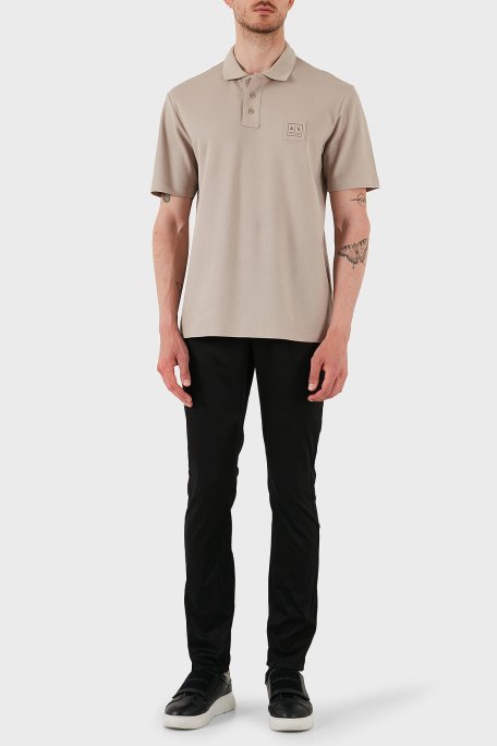Armani Exchange Streç Pamuklu Slim Fit Normal Bel Düz Paça Erkek Pantolon XM000070 AF13236 UC001 SİYAH - Armani Exchange (1)