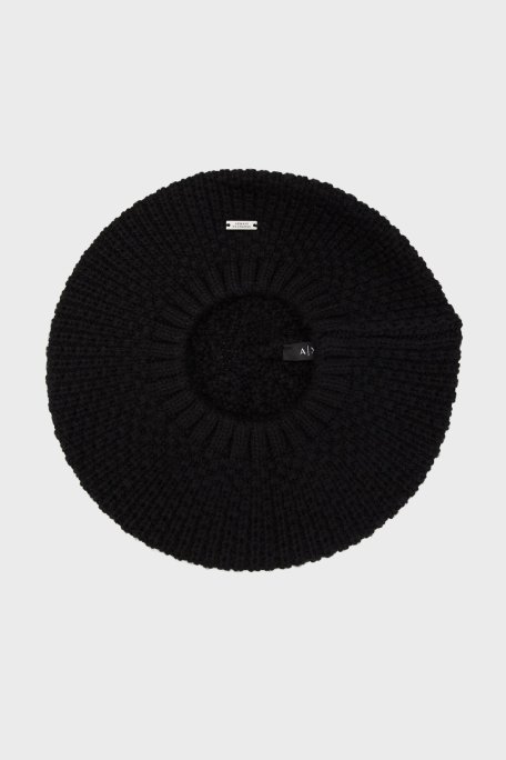 Armani Exchange Yün Karışımlı Örme Bayan Bere XW001544 AF16604 UC001 SİYAH - Armani Exchange (1)