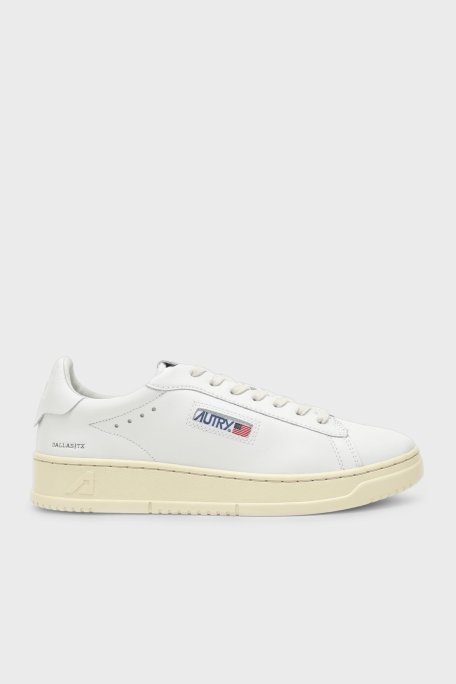 Autry Dallas Hakiki Deri Sneaker Kadın Ayakkabı ADLW-NW01 BEYAZ - Autry