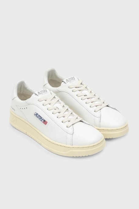 Autry Dallas Hakiki Deri Sneaker Kadın Ayakkabı ADLW-NW01 BEYAZ - Autry (1)