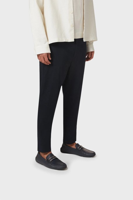 Bally Hakiki Deri Loafer Erkek Ayakkabı PABYL I528 LACİVERT - Bally (1)