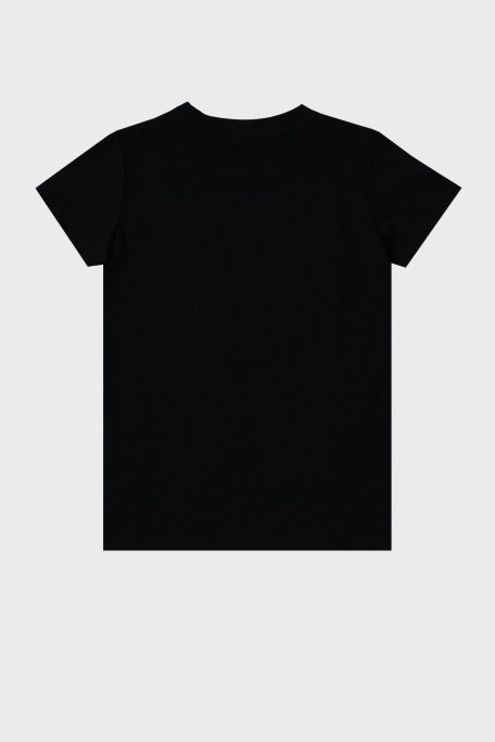 Balmain Pamuklu Bisiklet Yaka Çocuk T Shirt 6M8021 MX030 930MC SİYAH - Balmain (1)