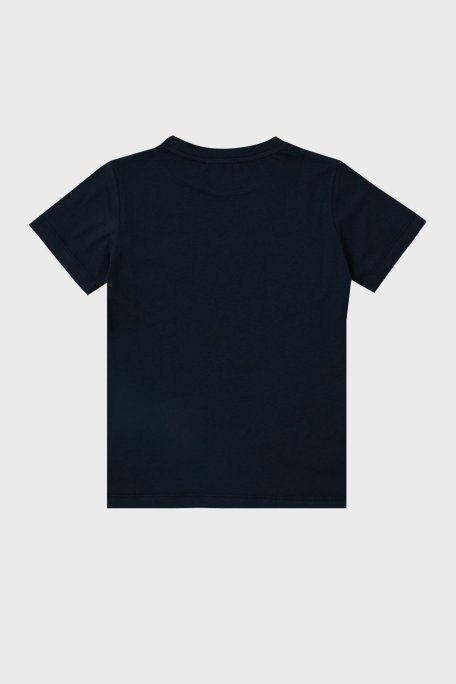 Balmain Pamuklu Bisiklet Yaka Çocuk T Shirt 6M8701 MX030 621BC LACİVERT - Balmain (1)