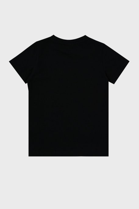 Balmain Pamuklu Bisiklet Yaka Çocuk T Shirt 6M8721 MX030 930 SİYAH - Balmain (1)